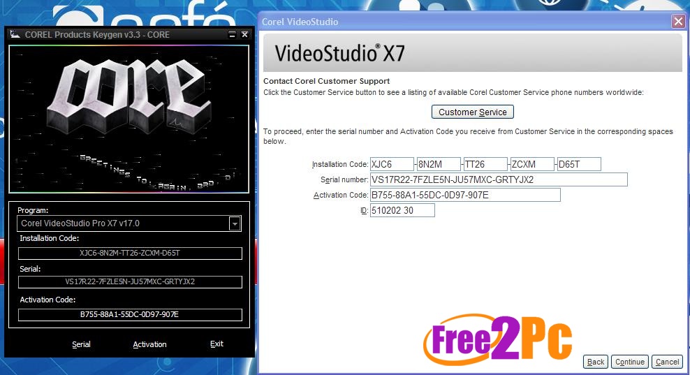 Activation code video studio x7 download